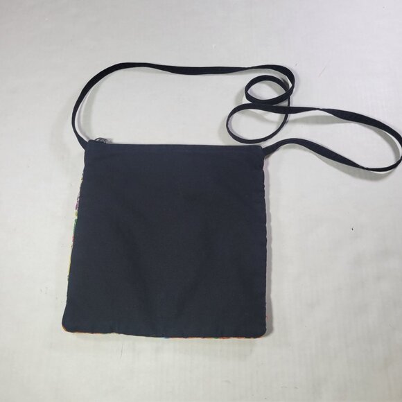 El Huarache Handcrafted Cotton Colorful Bird Design Crossbody Bag - Picture 2 of 5